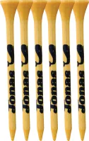 6 Pack of Bamboo Golf Tees 3-1/4"