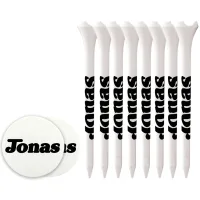 8 Performance Golf Tees 2 3/4" and Ball Markers