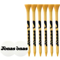 6 Wood Golf Tees and Ball Markers