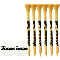 6 Wood Golf Tees and Ball Markers