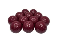 Colored Golf Balls Burgundy Red