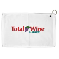 Turkish Hemmed Golf White Towel (16"x25")
