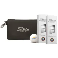Titleist 6-Golf Ball Valuables Stock Pouch with Velocity