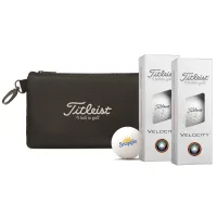Titleist 6-Golf Ball Valuables Stock Pouch with Velocity