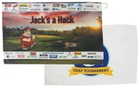 Colored Microfiber Super Soft Golf Towel - w/Hook & Grommet (15" x 24")