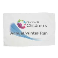 Microfiber White Golf Towel (24" x 15")