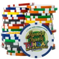 Poker Chip Golf Ball Marker