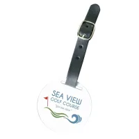 Round Metal Bag Tag