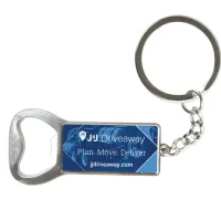 Rectangular Keychain Bottle Opener