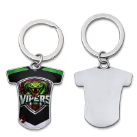 Sport Jersey Short Sleeve Metal Keychain
