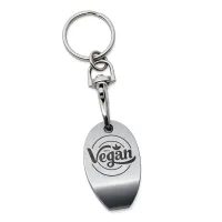 2-in-1 Ball Marker Bottle Opener Keychain