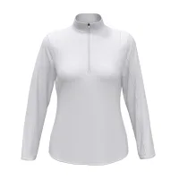 Callaway Ladies' Diamond Quilted Fleece ¼ Zip Jacket