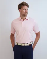 Fairway & Greene Men's Owens Stripe Tech Jersey Polo Shirt USA MADE