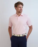 Fairway & Greene Men's Owens Stripe Tech Jersey Polo Shirt USA MADE