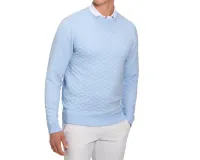 Holderness & Bourne Ward Midweight Egyptian Cotton Jacquard Crewneck Sweater