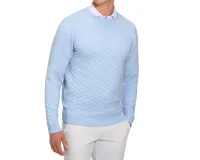 Holderness & Bourne Ward Midweight Egyptian Cotton Jacquard Crewneck Sweater