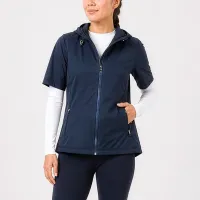 Sunice Women's WxTech Weatherproof Short Sleeve Jacket with Packable Hood