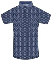 Greyson Men's Wolf Labyrinth Polo
