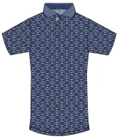 Greyson Men's Wolf Labyrinth Polo