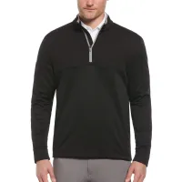 Callaway Men's Quater-Zip Ottoman Fleece Pullover Shirt