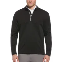 Callaway Men's Quater-Zip Ottoman Fleece Pullover Shirt