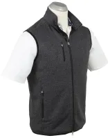 Bobby Jones Men's Heathered Full-Zip Sweater Vest