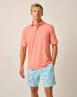 Johnnie-O Men's Heathered Original 2.0 4-Button Jersey Polo