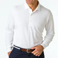 Fairway & Greene Men's McHugh Long Sleeve Pique Polo Shirt