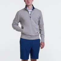 B. Draddy Men's Russel Quarter-Zip Pullover Sweatshirt