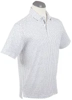 Bobby Jones Men's Performance Jacquard Pin Stripe Polo