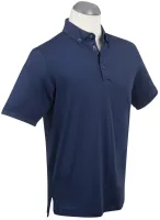 Bobby Jones Men's Performance Jersey Rib Knit Polo Shirt