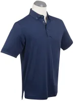 Bobby Jones Men's Performance Jersey Rib Knit Polo Shirt