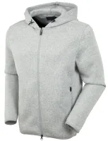 Bobby Jones Men's Performance Heathered Full-Zip Fleece Hoodie