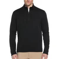 Callaway Men's Quater-Zip Diamond Quilted Fleece