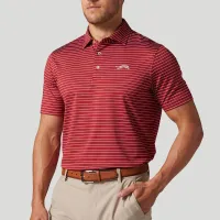 Sun Day Red Men's Stripe Polo II