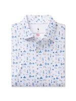 Fairway & Greene Men's National Print Polo USA MADE