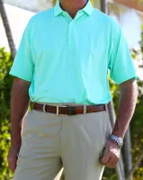 Donald Ross Jupiter Jersey W/Geometric Placket Design