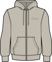 Good Good Men's Hazy Day Full Zip Fleece Hoodie (PREBOOK 10/01)