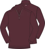 Good Good Men's Maroon Q-Zip (Prebook 10-01)
