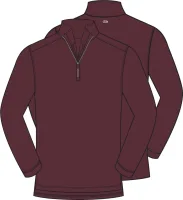 Good Good Men's Maroon Q-Zip (Prebook 10-01)