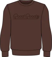 Good Good Men's Walnut Wedge Fleece Crewneck (Prebook 10-01)