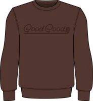 Good Good Men's Walnut Wedge Fleece Crewneck (Prebook 10-01)