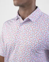 Good Good Men's Red Flag Polo