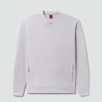 Sun Day Red Men's Redwood Quilted Henley NL