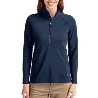 Cutter & Buck Women's Adapt Recycled Soft Knit Half Zip