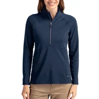 Cutter & Buck Women's Adapt Recycled Soft Knit Half Zip