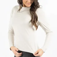 AndersonOrd Women's Long Sleeve Crewneck Butter T