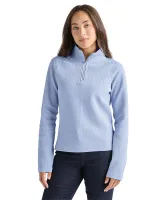 Women's TexturKnit Quarter Zip Pullover