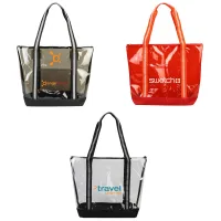 Clear Tote with Zipper