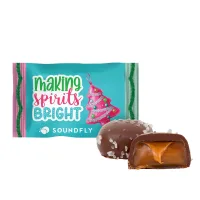 Individually Wrapped Sea Salt Caramels- Full Color Wrapper